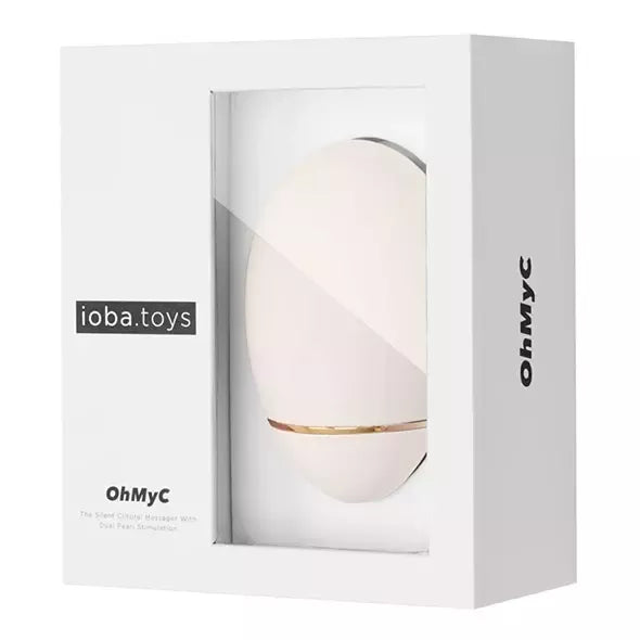 Ioba OhMyC White – ergonomiškas intymus stimuliatorius su judančių rutuliukų sistema