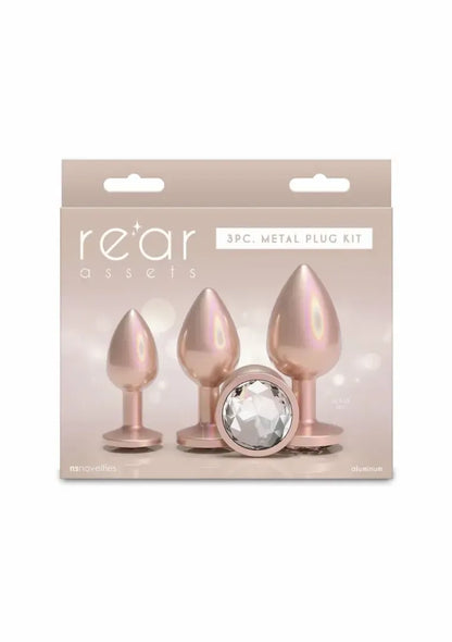 Iridescent Trainer Kit 3 dalių chromuotas laipsniško dydžio rinkinys