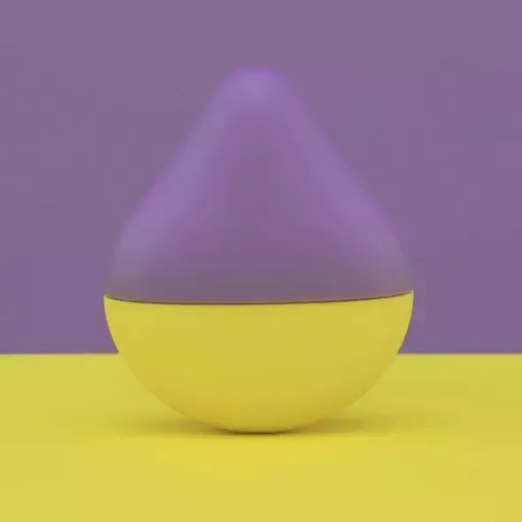Iroha by TENGA Fuji Lemon – Kompaktiškas vandeniui atsparus atpalaiduojantis masažuoklis