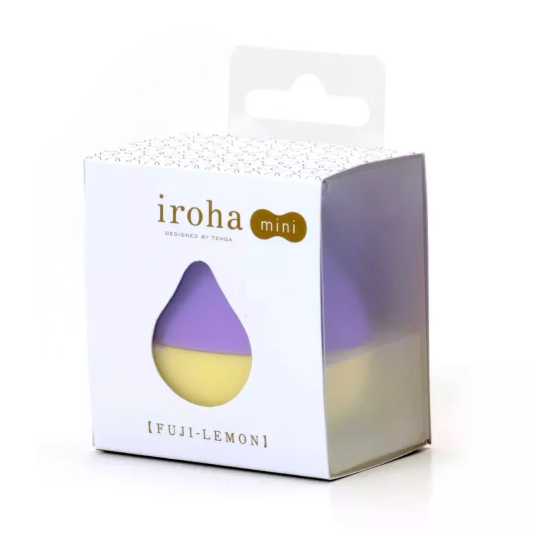 Iroha by TENGA Fuji Lemon – Kompaktiškas vandeniui atsparus atpalaiduojantis masažuoklis