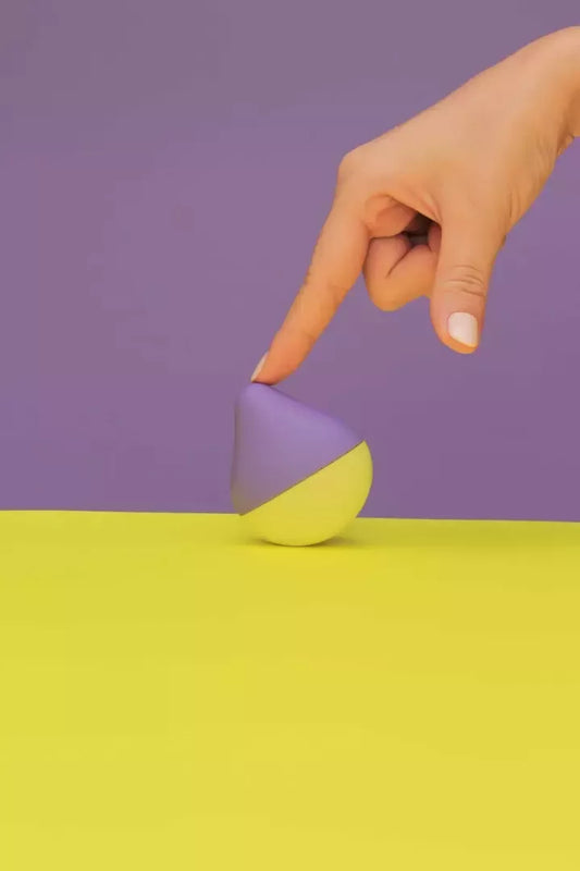 Iroha by TENGA Fuji Lemon – Kompaktiškas vandeniui atsparus atpalaiduojantis masažuoklis