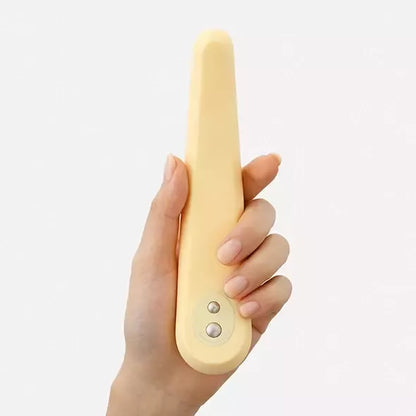 Iroha by Tenga Mikazuki Yellow lankstus silikoninis masažuoklis 172 mm