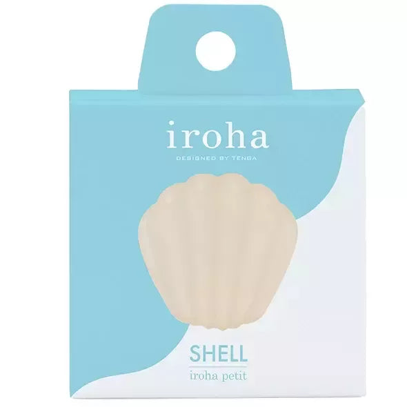 Iroha by Tenga Petit Shell – kompaktiškas intymus prietaisas, briaunuota tekstūra