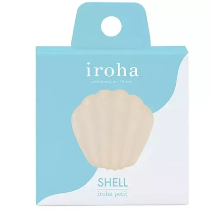 Iroha by Tenga Petit Shell – kompaktiškas intymus prietaisas, briaunuota tekstūra