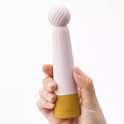 Iroha by Tenga Rin Kogane intymaus masažo prietaisas – geltonas, atsparus vandeniui