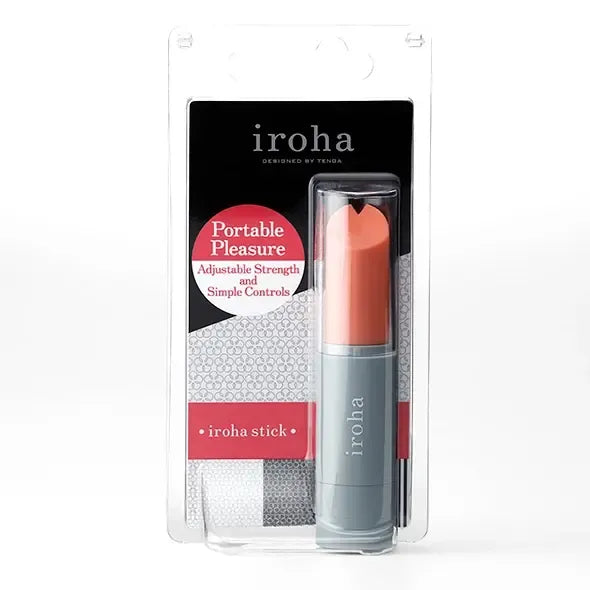 Iroha by Tenga Stick Grey Pink – kompaktiškas ir diskretiškas prietaisas