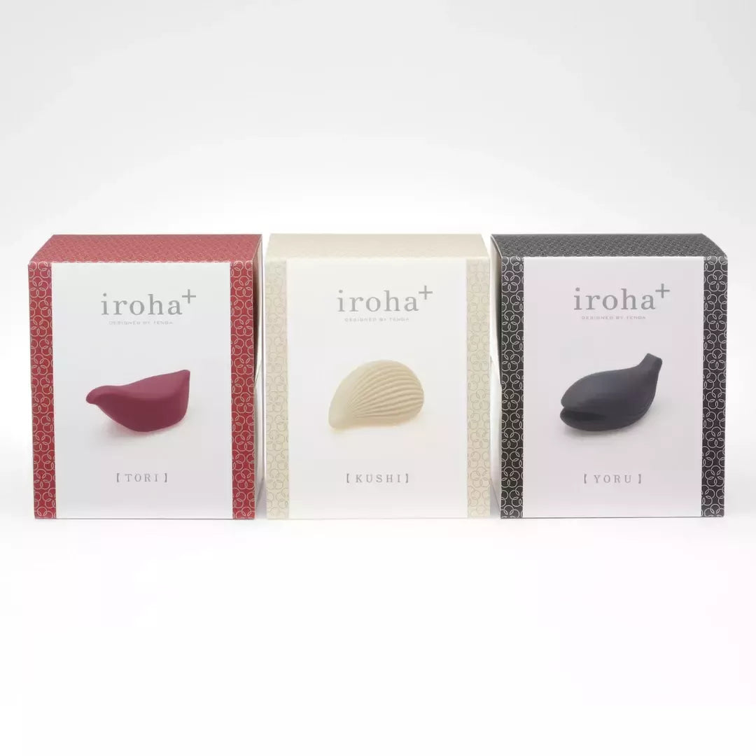 Iroha by Tenga Tori intymus prietaisas, tamsiai raudonas, Soft-Touch silikonas