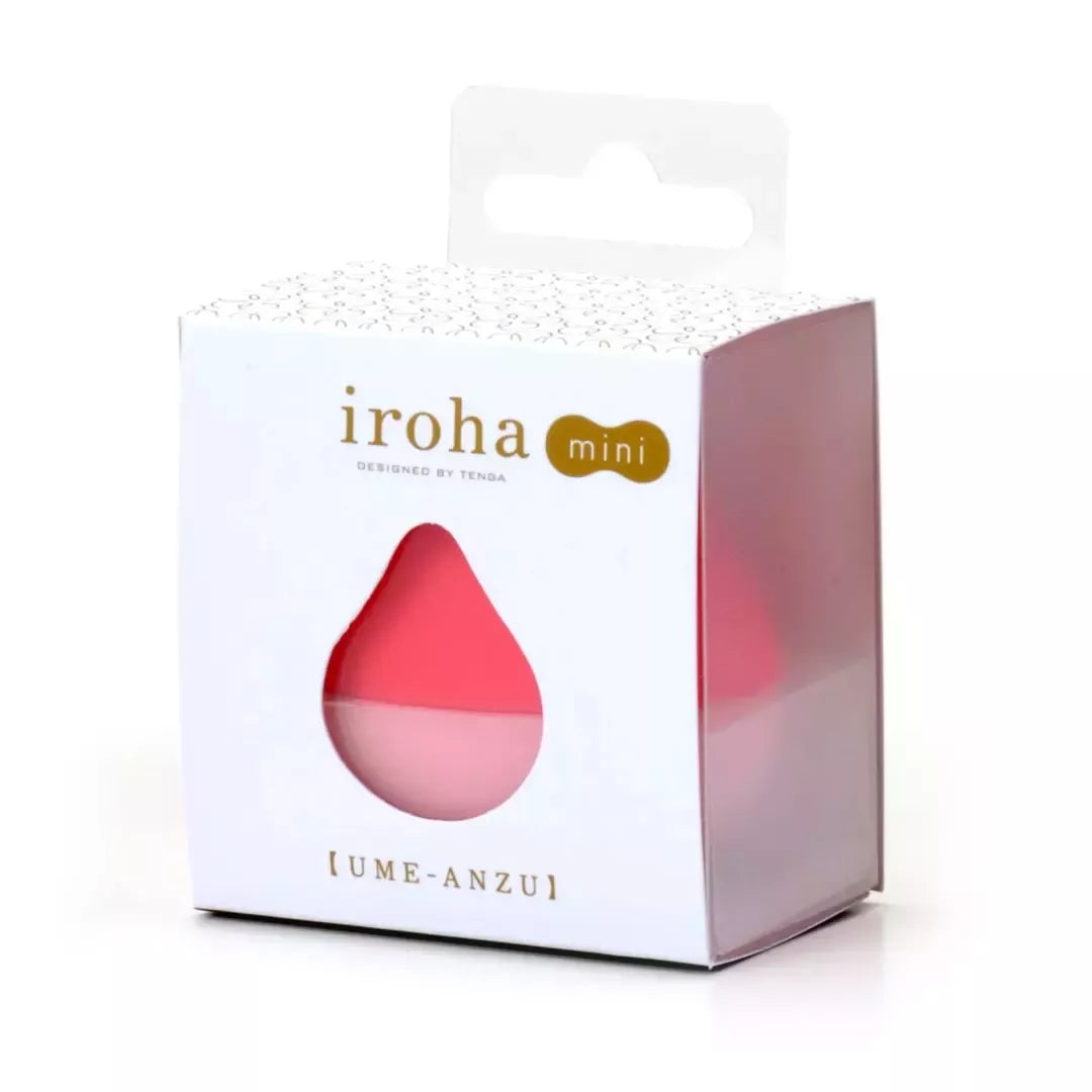 Iroha by Tenga Ume Anzu mini masažuoklis – kompaktiškas, vandeniui atsparus, rožinis