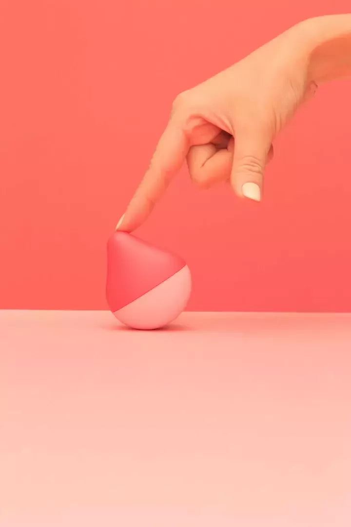 Iroha by Tenga Ume Anzu mini masažuoklis – kompaktiškas, vandeniui atsparus, rožinis