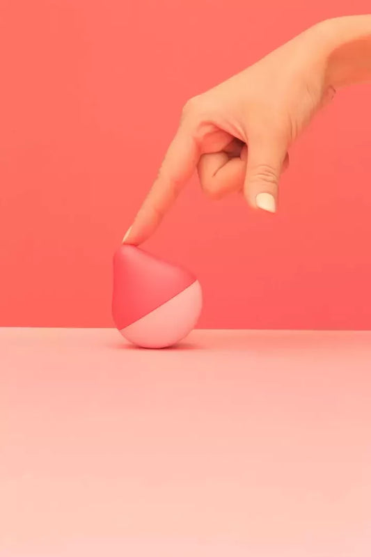Iroha by Tenga Ume Anzu mini masažuoklis – kompaktiškas, vandeniui atsparus, rožinis