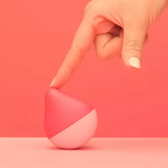 Iroha by Tenga Ume Anzu mini masažuoklis – kompaktiškas, vandeniui atsparus, rožinis