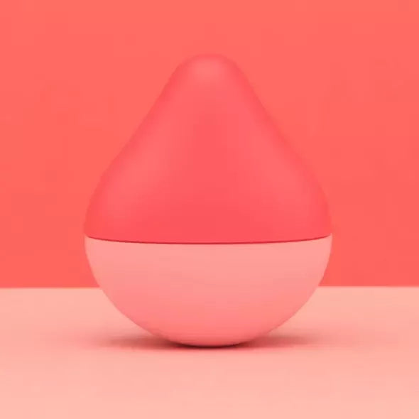 Iroha by Tenga Ume Anzu mini masažuoklis – kompaktiškas, vandeniui atsparus, rožinis