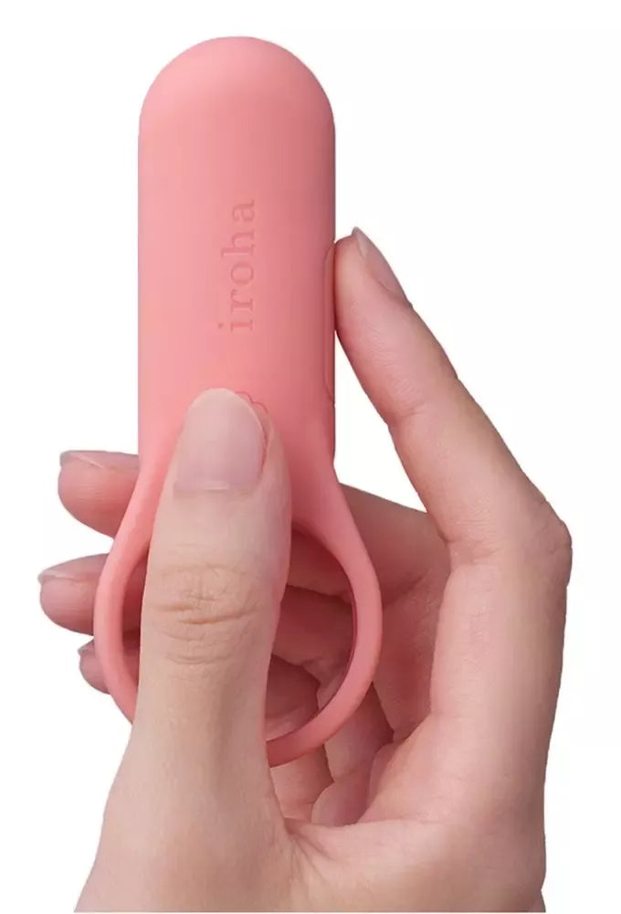iroha SVR+ Coral Pink silikoninis daugiafunkcis vibruojantis žiedas