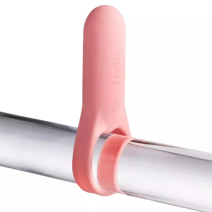 iroha SVR+ Coral Pink silikoninis daugiafunkcis vibruojantis žiedas
