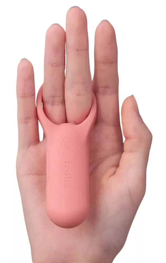 iroha SVR+ Coral Pink silikoninis daugiafunkcis vibruojantis žiedas