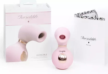 Irresistible Invincible Air Pulse modelis – 10 greičių silikoninis, įkraunamas per USB