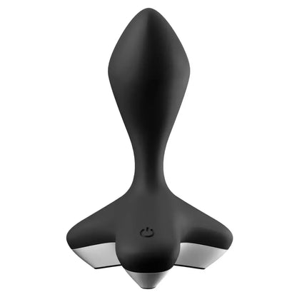 Išmanusis analinis vibratorius Satisfyer Game Changer Black, valdomas programėle, silikoninis