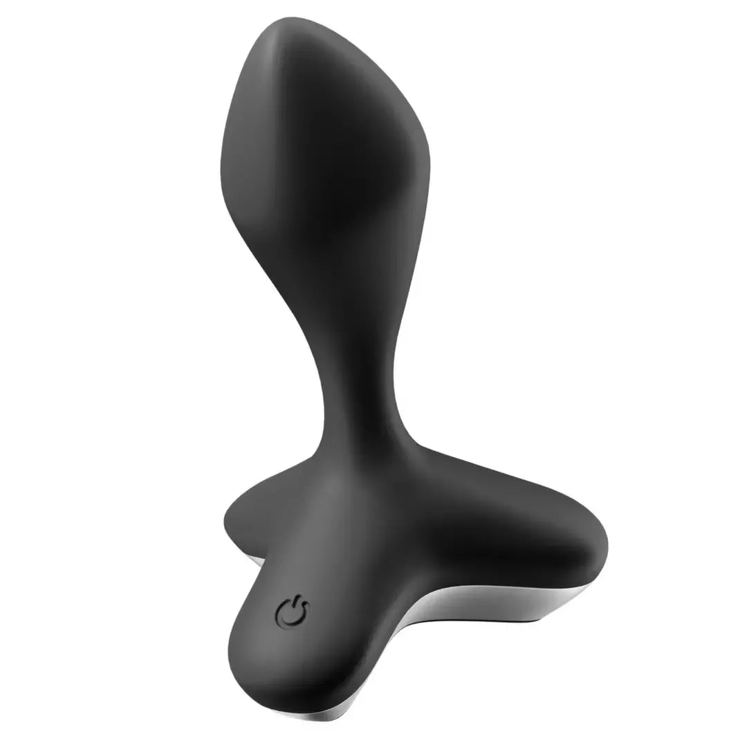 Išmanusis analinis vibratorius Satisfyer Game Changer Black, valdomas programėle, silikoninis