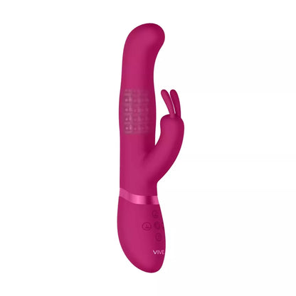 Izara Rotating Beads Rabbit Intimate Machine rožinis medicininis silikonas