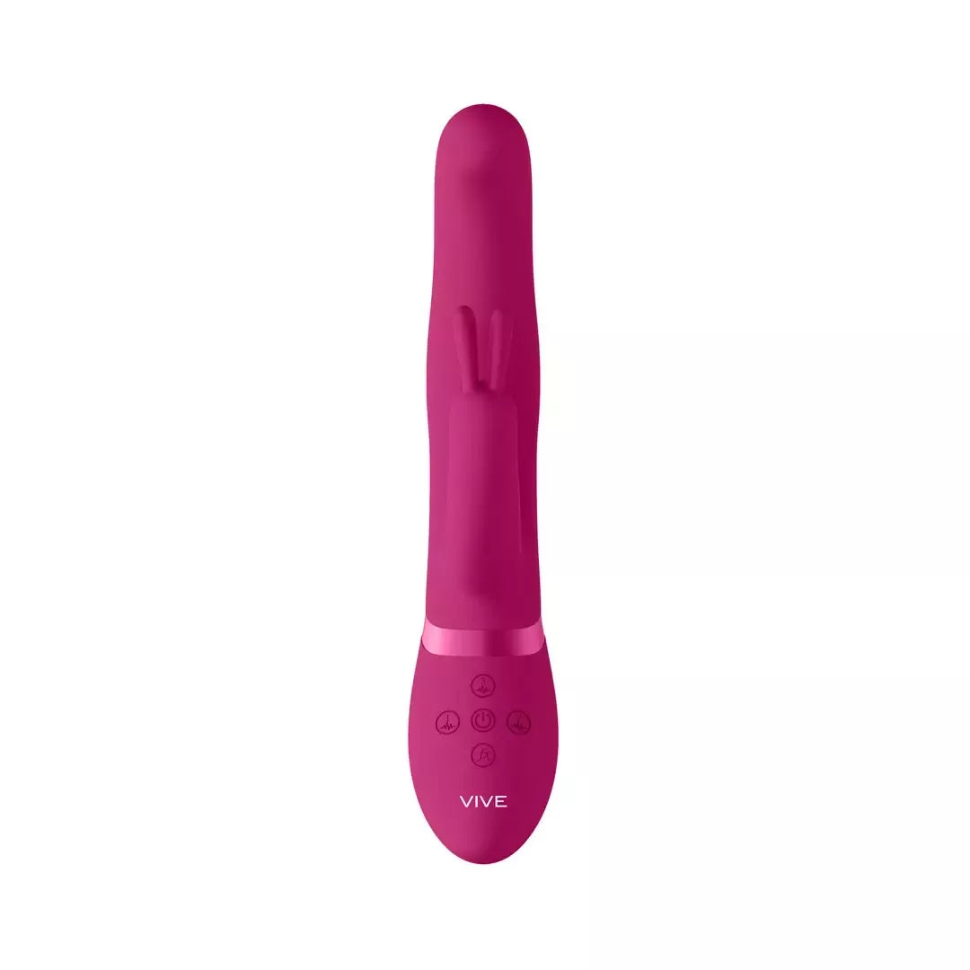 Izara Rotating Beads Rabbit Intimate Machine rožinis medicininis silikonas