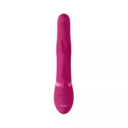 Izara Rotating Beads Rabbit Intimate Machine rožinis medicininis silikonas