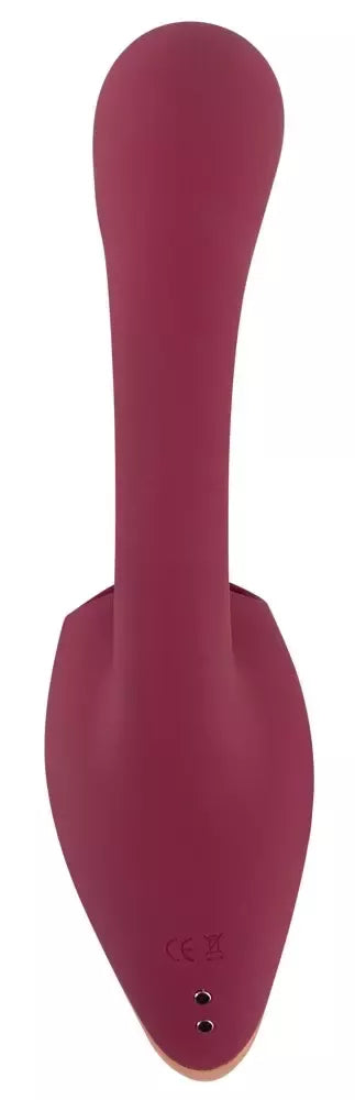 JAVIDA 2 funkcijų intymus prietaisas su vibracijos ir laižymo sistema, 20,6 cm