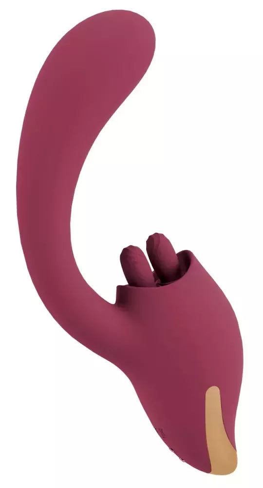 JAVIDA 2 funkcijų intymus prietaisas su vibracijos ir laižymo sistema, 20,6 cm