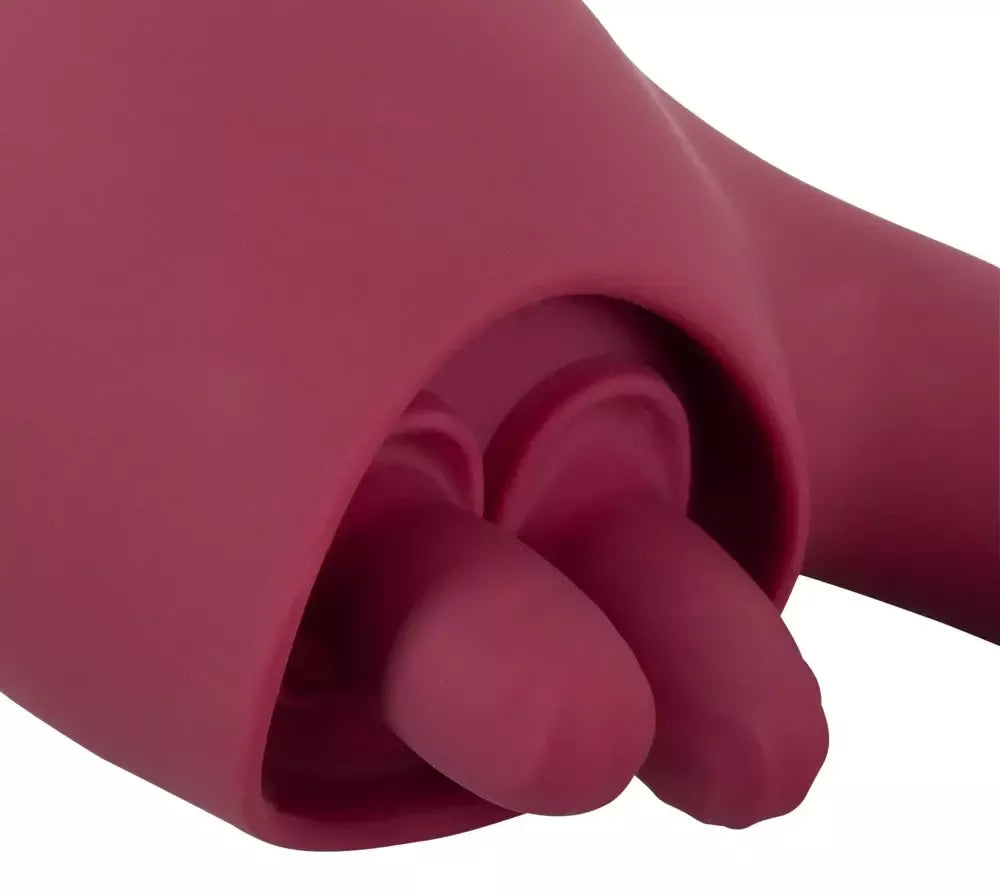 JAVIDA 2 funkcijų intymus prietaisas su vibracijos ir laižymo sistema, 20,6 cm