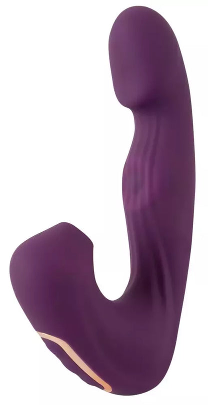 Javida 4 funkcionalus silikoninis daugiafunkcis intymus prietaisas, 18 cm
