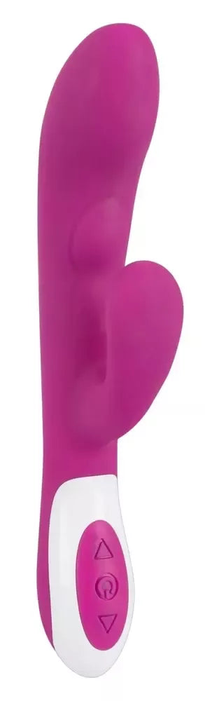 Javida Heating Vibe intymus masažuoklis su dviem varikliais, violetinis, 22 cm