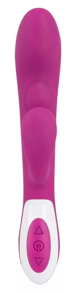Javida Heating Vibe intymus masažuoklis su dviem varikliais, violetinis, 22 cm