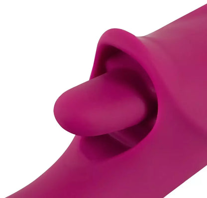 Javida Licking & Thrusting Intimate Machine silikoninis, 22,5 cm, rožinis
