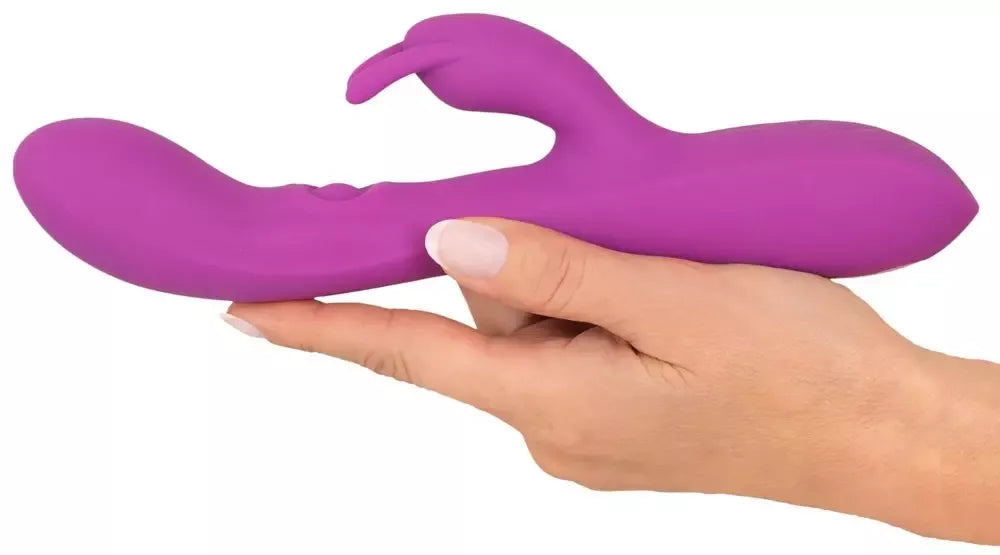 Javida Thumping Rabbit vibratorius – dvigubas variklis, silikoninis, įkraunamas USB