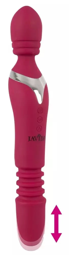 Javida Warming & Thrusting masažo lazdelė 27 cm, 7 režimai, įkraunama per USB