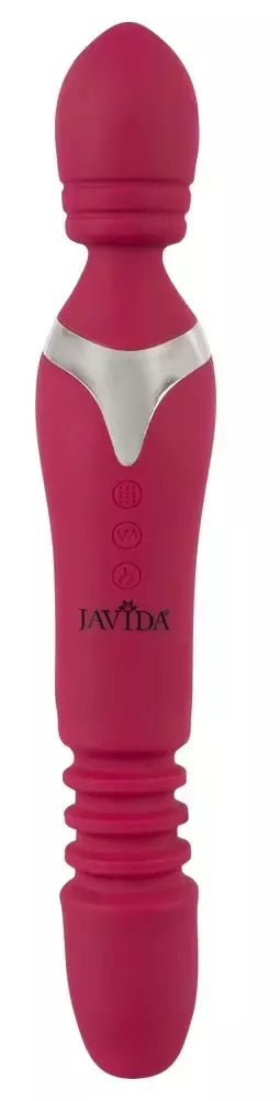 Javida Warming & Thrusting masažo lazdelė 27 cm, 7 režimai, įkraunama per USB