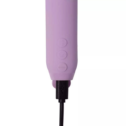 Je Joue Duet Lilac daugiafunkcis kompaktiškas vibratorius, įkraunamas per USB