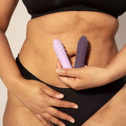 Je Joue Duet Lilac daugiafunkcis kompaktiškas vibratorius, įkraunamas per USB