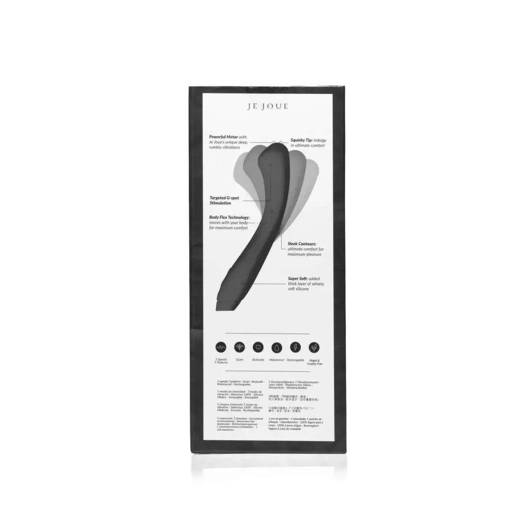 Je Joue Juno Flex Black lankstus vibratorius su BodyFlexTechnology