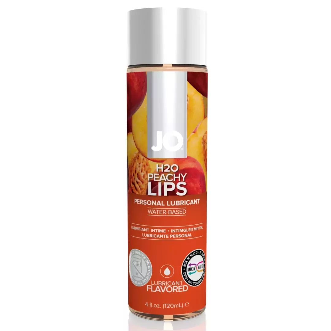 JO H2O Peachy Lips vandens pagrindo gelinis lubrikantas 120 ml, saugus veganams