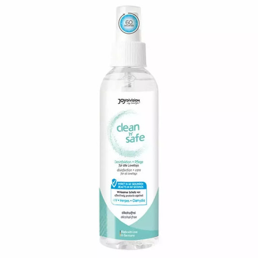 JoyDivision Clean'n'Safe higieninis sekso žaislų valiklis, purškalas, 100 ml