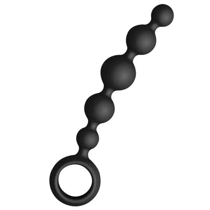 Joydivision Joyballs Anal Wave Short Black medicininis silikonas 17,5 cm