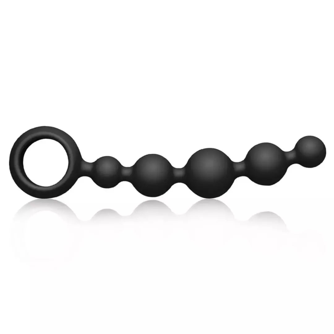 Joydivision Joyballs Anal Wave Short Black medicininis silikonas 17,5 cm
