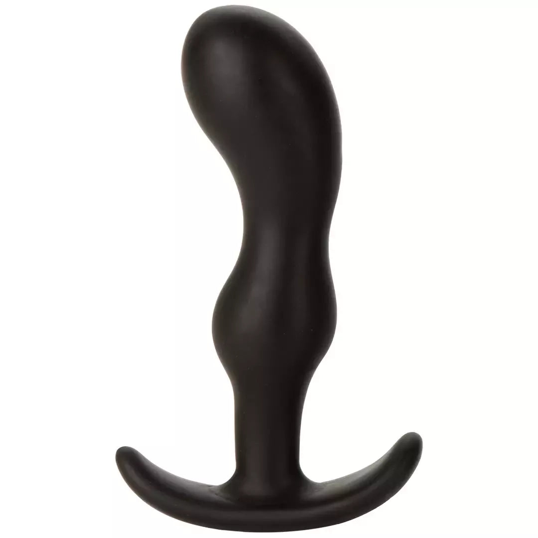 Juodas Blush Novelties „Naughty 2“ silikoninis kaištis – vidutinio dydžio