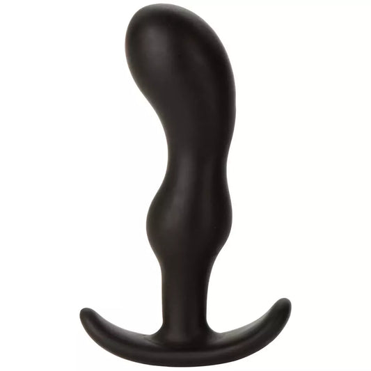 Juodas Blush Novelties „Naughty 2“ silikoninis kaištis – vidutinio dydžio