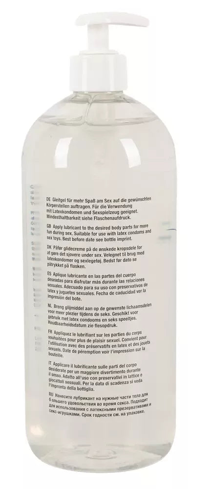Just Glide Anal vandens pagrindo lubrikantas 1 l – pH subalansuota, veganiška formulė