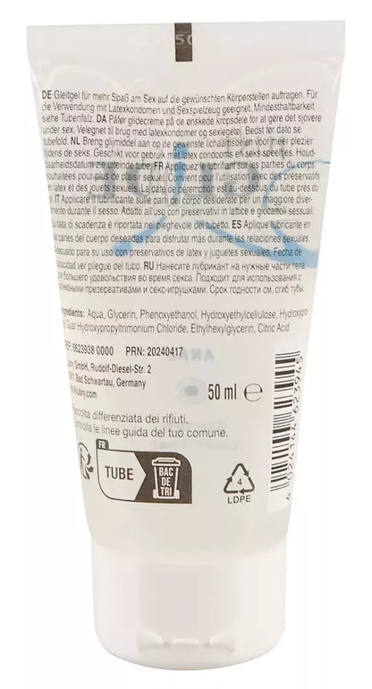 Just Glide Anal vandens pagrindo lubrikantas 50 ml – pH subalansuota veganiška formulė