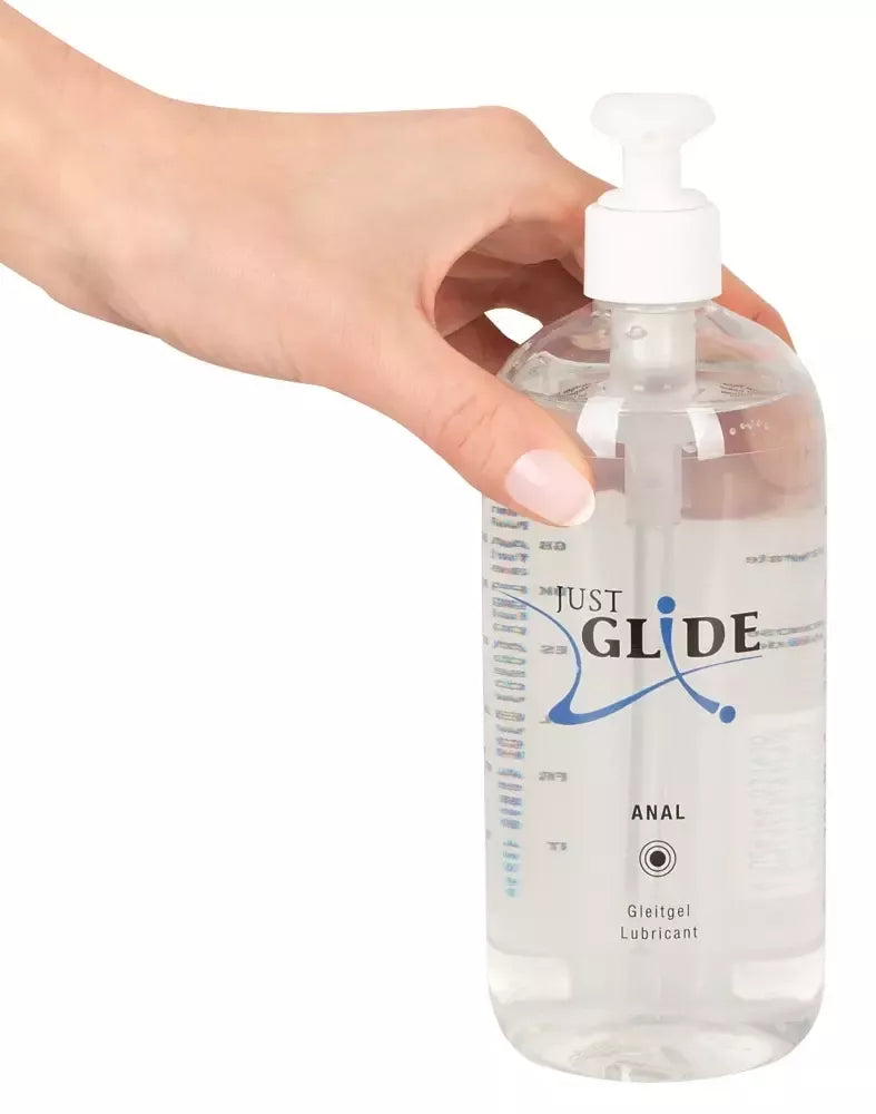 Just Glide Anal Water-Based Lubricant 500 ml – ilgai išliekanti formulė
