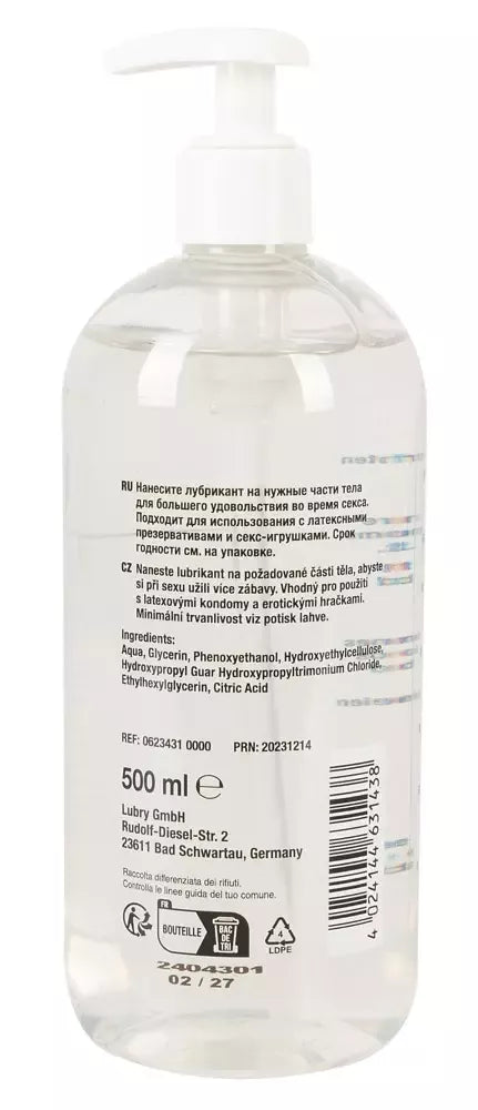 Just Glide Anal Water-Based Lubricant 500 ml – ilgai išliekanti formulė