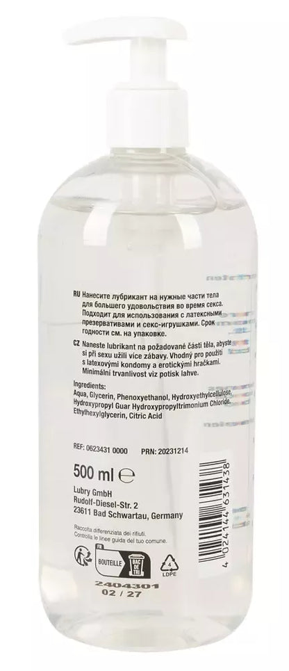 Just Glide Anal Water-Based Lubricant 500 ml – ilgai išliekanti formulė