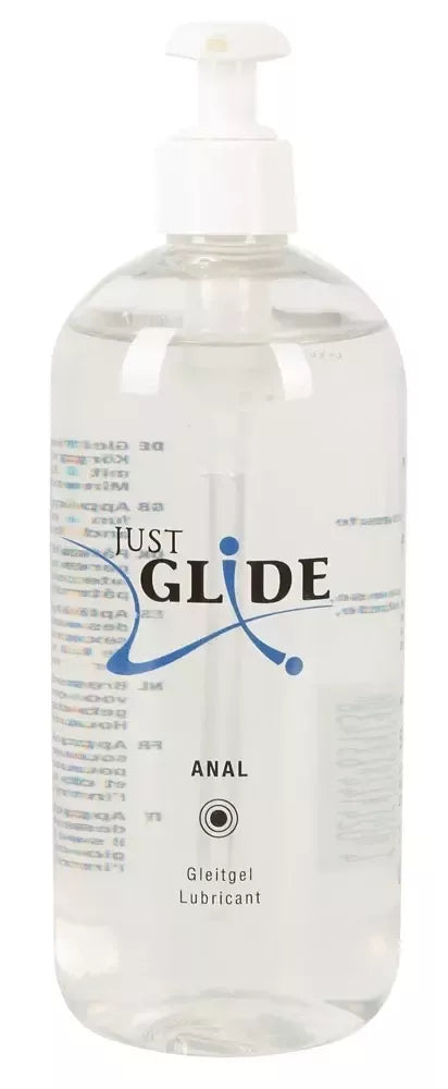 Just Glide Anal Water-Based Lubricant 500 ml – ilgai išliekanti formulė